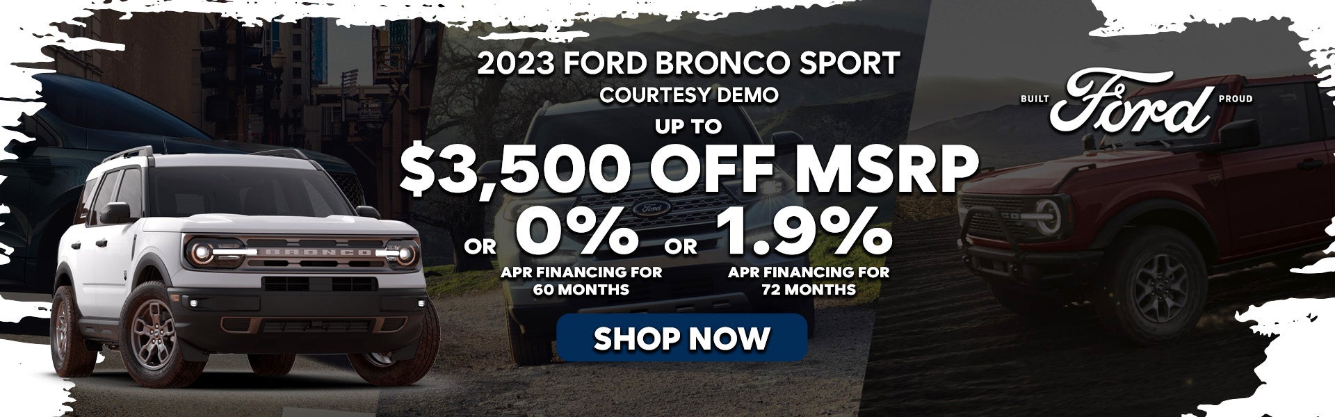 2023 Ford Bronco Sport Courtesy Vehicle Special Offer